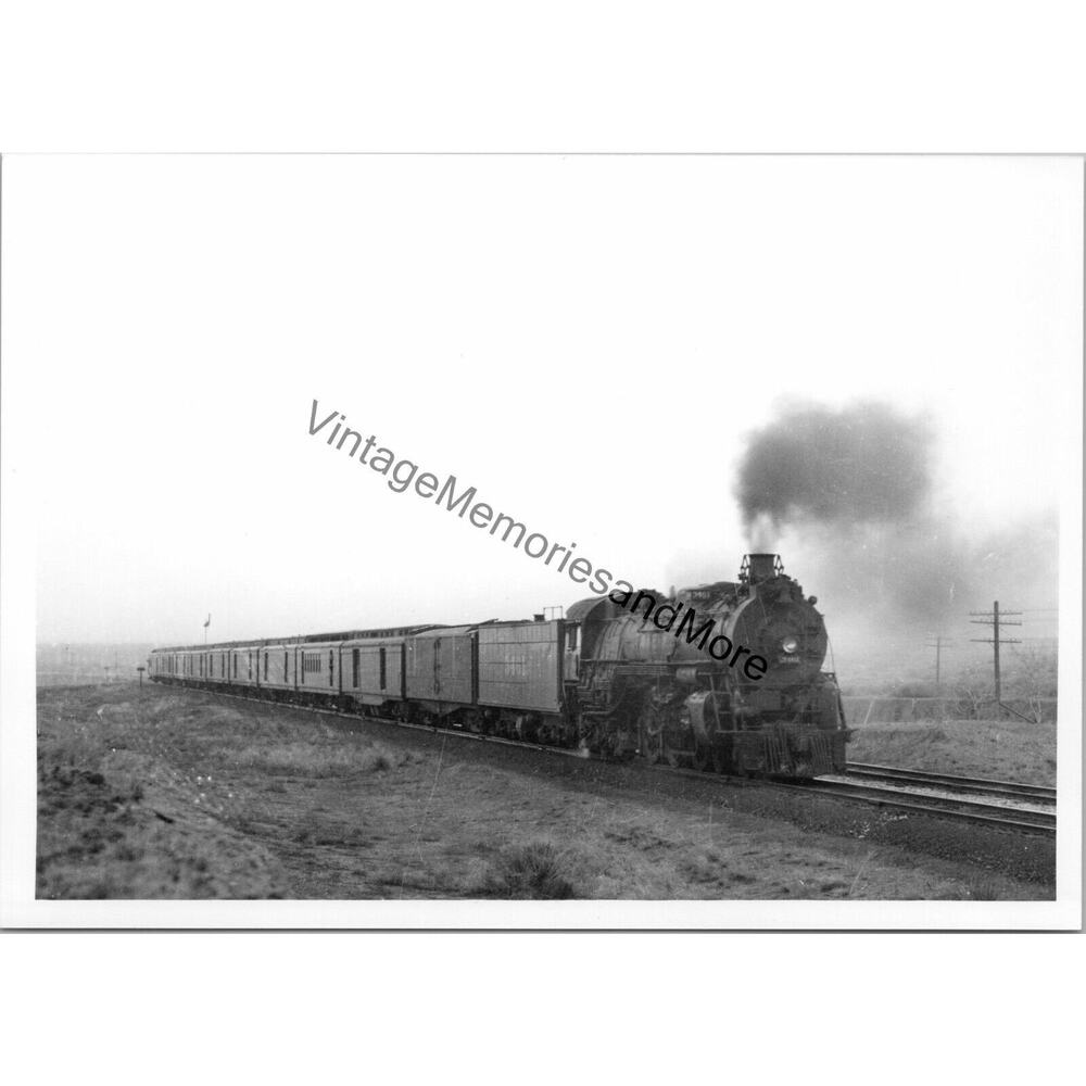 Vintage Atchison, Topeka & Santa Fe - ATFE Railway 3461 Steam Locomotive T3-463